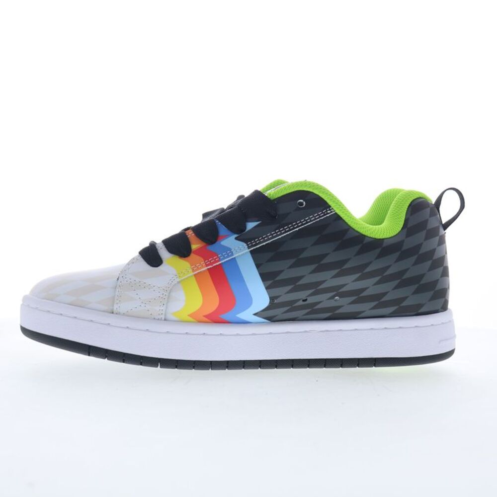 DC Mens 43I Court Graffik Black Shoes (NWT) - Picture 5 of 7